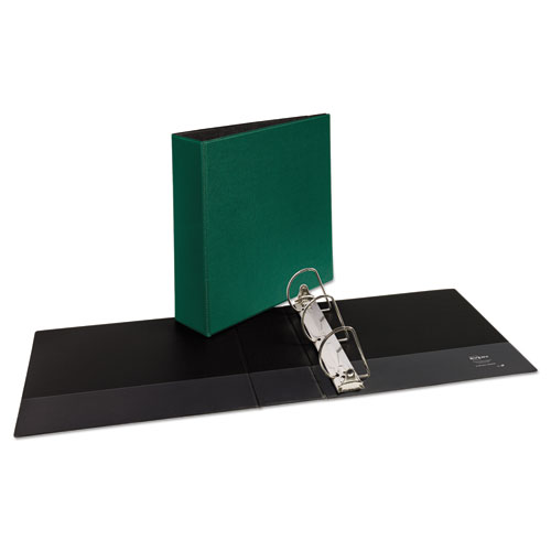 Picture of Durable Non-View Binder with DuraHinge and Slant Rings, 3 Rings, 3" Capacity, 11 x 8.5, Green