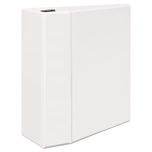 Picture of Durable View Binder with DuraHinge and EZD Rings, 3 Rings, 5" Capacity, 11 x 8.5, White, (9901)