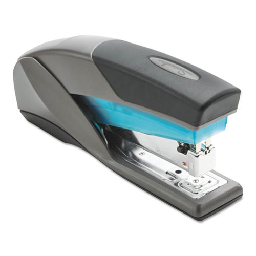 Picture of Optima 25 Reduced Effort Stapler, 25-Sheet Capacity, Slate Gray/Blue