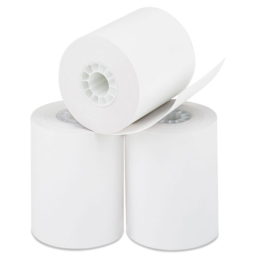 Picture of Direct Thermal Printing Paper Rolls, 0.45" Core, 2.25" x 85 ft, White, 50/Carton