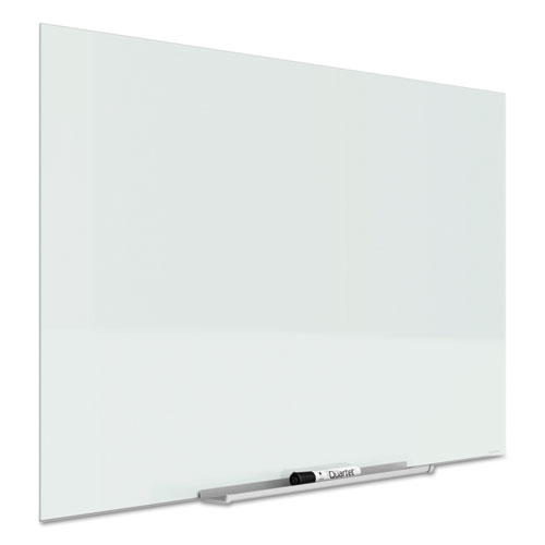 Picture of InvisaMount Magnetic Glass Marker Board, 85" x 48", White Surface