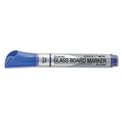 Picture of Premium Glass Board Dry Erase Marker, Broad Bullet Tip, Assorted Colors, 4/Pack