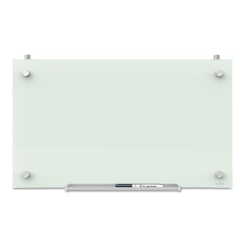 Picture of Infinity Magnetic Glass Dry Erase Cubicle Board, 30 x 18, White Surface