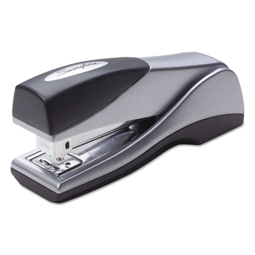 Picture of Optima Grip Compact Stapler, 25-Sheet Capacity, Silver