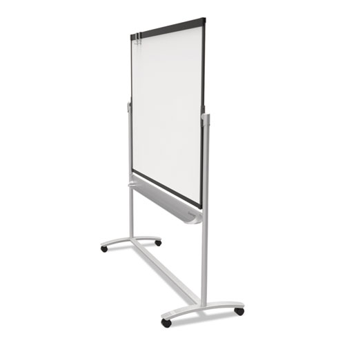 Picture of Prestige 2 Mobile Presentation Easel, 72" x 48", White Surface, Black/Gray Metal/Plastic Frame