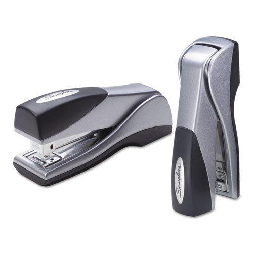 Picture of Optima Grip Compact Stapler, 25-Sheet Capacity, Silver
