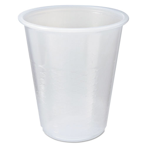 Picture of RK Crisscross Cold Drink Cups, 3 oz, Clear, 100 Bag, 25 Bags/Carton
