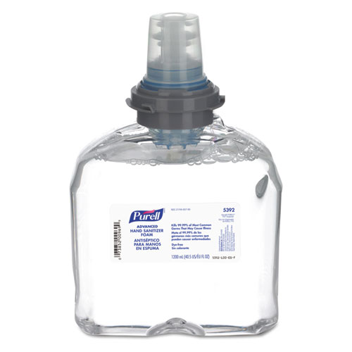 Picture of Advanced Hand Sanitizer TFX Refill, Foam 1,200 mL, Unscented