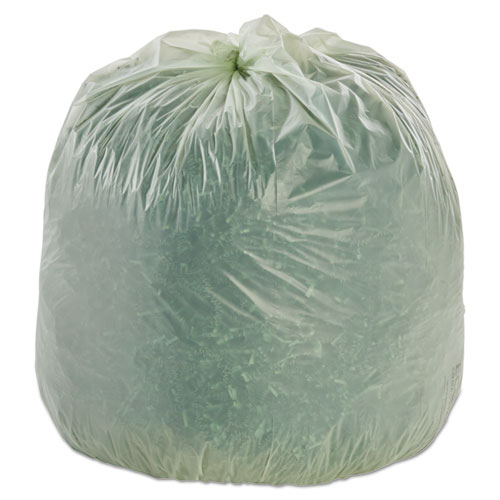 Picture of EcoSafe-6400 Bags, 30 gal, 1.1 mil, 30" x 39", Green, 48/Box