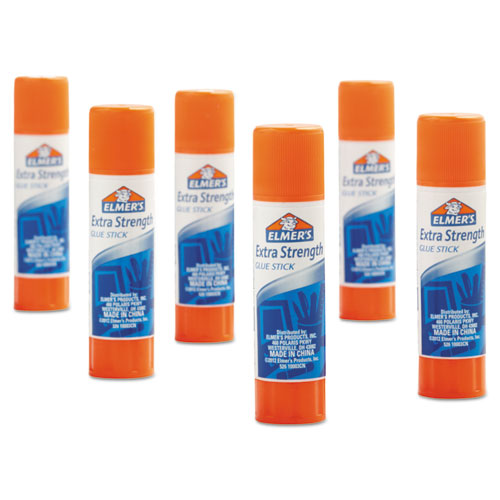 Picture of Extra-Strength Office Glue Stick, 0.28 oz, Dries Clear, 24/Pack