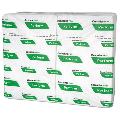 Picture of Perform Interfold Napkins, 1-Ply, 6.5 x 4.25, White, 376/Pack, 16 Packs/Carton