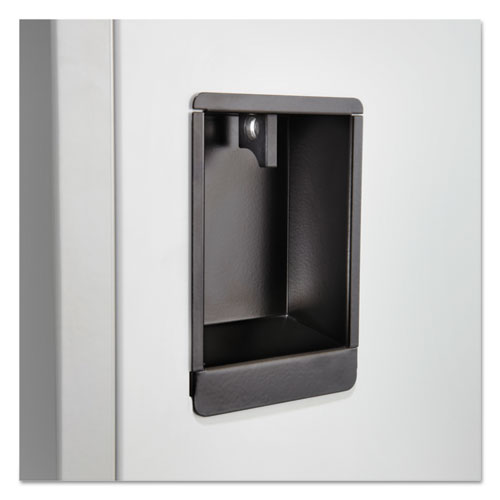Picture of Double-Tier Locker, 12w x 18d x 78h, Two-Tone Gray