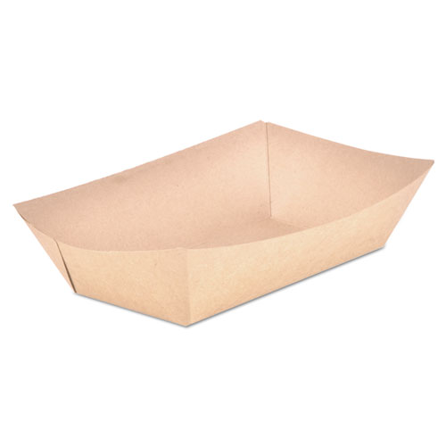 Picture of Eco Food Trays, 5 lb Capacity, Brown Kraft, Paper, 500/Carton
