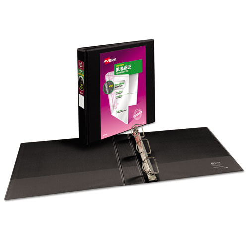 Picture of Durable View Binder with DuraHinge and Slant Rings, 3 Rings, 1.5" Capacity, 11 x 8.5, Black