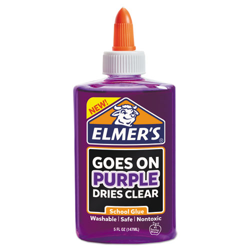 Picture of School Glue Disappearing Purple, 5 oz, Dries Clear, 6/Pack