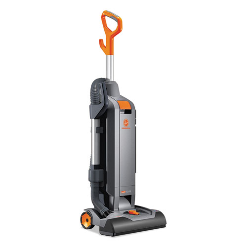 Picture of HushTone Vacuum Cleaner with Intellibelt, 15" Cleaning Path, Gray/Orange