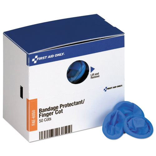 Picture of Refill for SmartCompliance Gen Business Cabinet, Finger Cots, Blue, Nitrile, 50/Box
