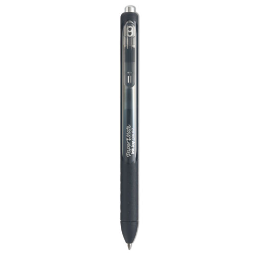 InkJoy+Gel+Pen%2C+Retractable%2C+Medium+0.7+mm%2C+Black+Ink%2C+Black%2FSmoke+Barrel%2C+36%2FPack