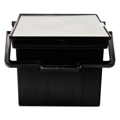 Picture of Companion Portable File, Letter/Legal Files, 17" x 14" x 11", Black