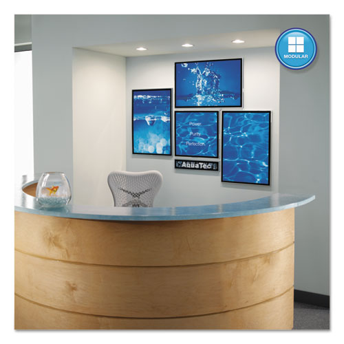 Picture of Matrix Magnetic Boards, 16" x 16", White Surface, Satin Aluminum Frame