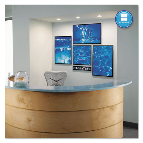 Picture of Matrix Magnetic Boards, 48" x 31", White Surface, Satin Aluminum Frame