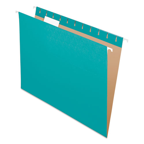 Colored+Hanging+Folders%2C+Letter+Size%2C+1%2F5-Cut+Tabs%2C+Aqua%2C+25%2FBox