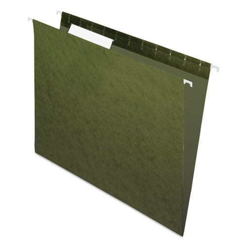 Picture of Standard Green Hanging Folders, Letter Size, 1/3-Cut Tabs, Standard Green, 25/Box