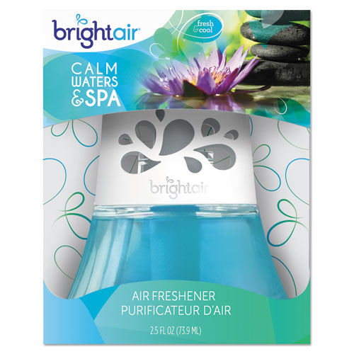 Picture of Scented Oil Air Freshener, Calm Waters and Spa, Blue, 2.5 oz, 6/Carton
