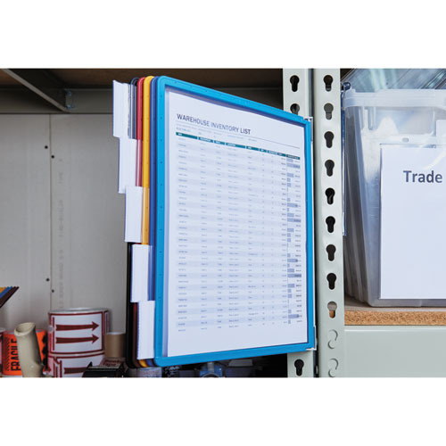 Picture of VARIO Magnetic Wall Reference System, 5 Panels, 10 Pockets, Assorted Borders