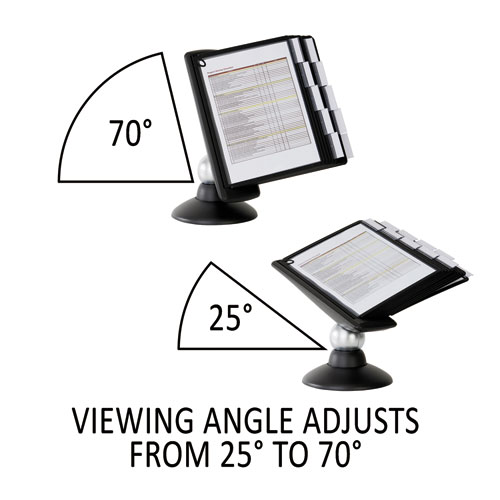 Picture of SHERPA Motion Desk Reference System, 10 Panels, Black Borders