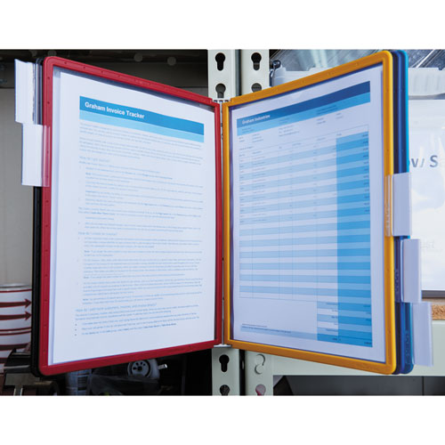 Picture of VARIO Magnetic Wall Reference System, 5 Panels, 10 Pockets, Assorted Borders