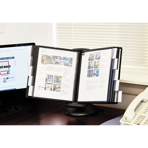 Picture of SHERPA Motion Desk Reference System, 10 Panels, Black Borders