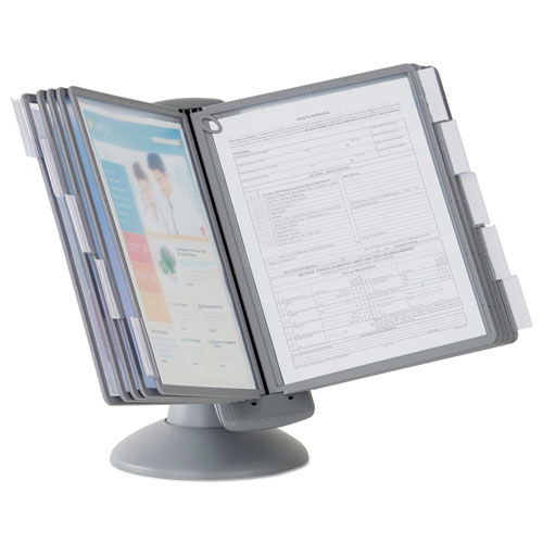 Picture of SHERPA Motion Desk Reference System, 10 Panels, Gray Borders