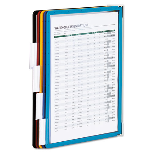 Picture of VARIO Magnetic Wall Reference System, 5 Panels, 10 Pockets, Assorted Borders