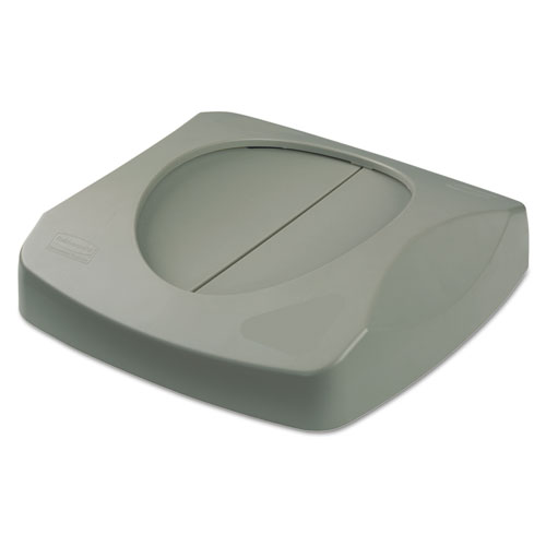 Picture of Untouchable Square Swing Top Lid, 16w x 16d x 4h, Gray