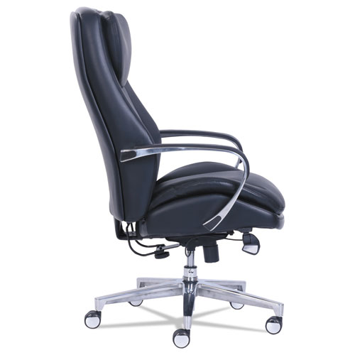 Picture of Commercial 2000 High-Back Executive Chair, Dynamic Lumbar Support, Supports 300lb, 20" to 23" Seat Height, Black, Silver Base