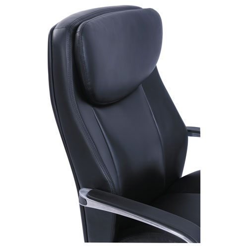 Picture of Commercial 2000 Big/Tall Executive Chair, Lumbar, Supports 400 lb, 20.25" to 23.25" Seat Height, Black Seat/Back, Silver Base