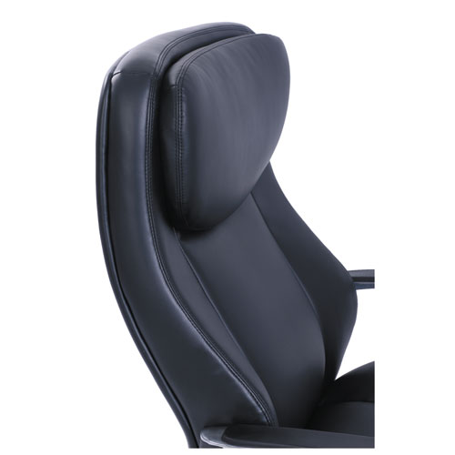 Picture of Commercial 2000 Big/Tall Executive Chair, Supports Up to 400 lb, 20.5" to 23.5" Seat Height, Black Seat/Back, Silver Base