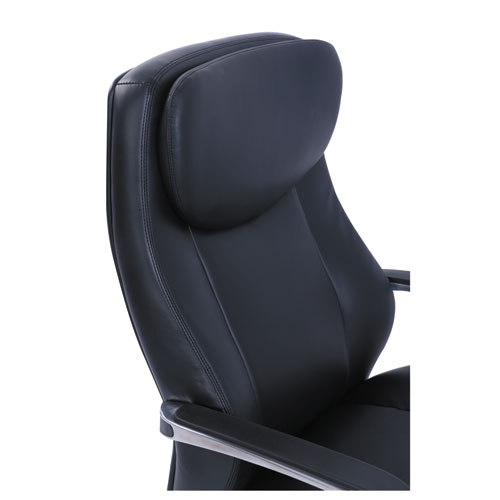 Picture of Commercial 2000 High-Back Executive Chair, Supports Up to 300 lb, 20.25" to 23.25" Seat Height, Black Seat/Back, Silver Base