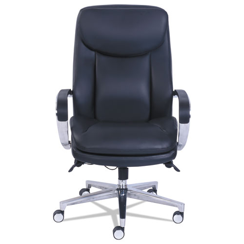 Picture of Commercial 2000 High-Back Executive Chair, Dynamic Lumbar Support, Supports 300lb, 20" to 23" Seat Height, Black, Silver Base