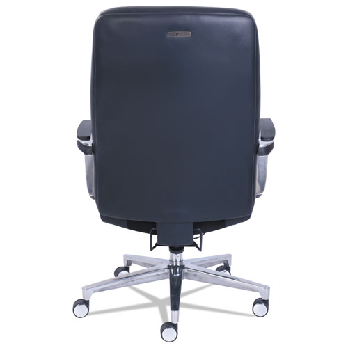 Picture of Commercial 2000 High-Back Executive Chair, Dynamic Lumbar Support, Supports 300lb, 20" to 23" Seat Height, Black, Silver Base