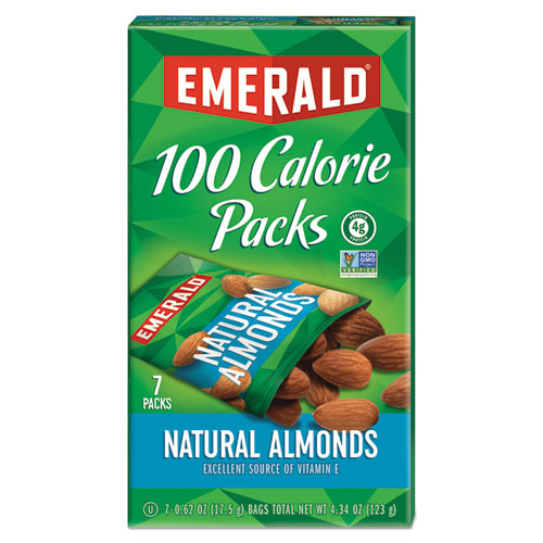 Picture of 100 Calorie Pack All Natural Almonds, 0.63 oz Packs, 7/Box