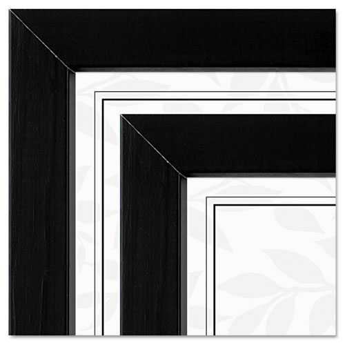 Picture of Document/Certificate Frames, Wood, 8 1/2 x 11, Black, Set of Two
