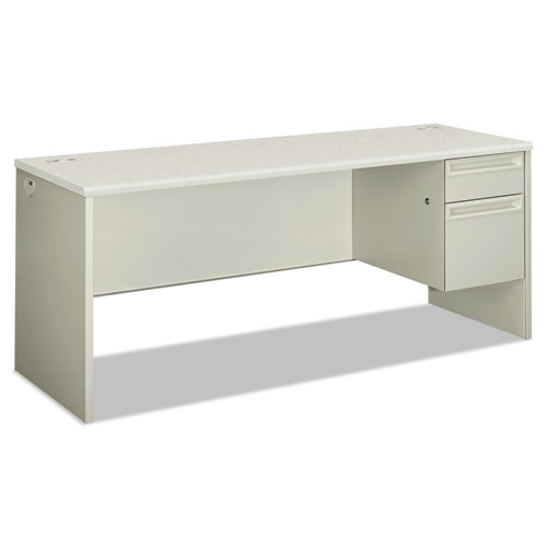 Picture of 38000 Series Single Pedestal Credenza, Right, 72w x 24d x 29.5h, Silver/Gray