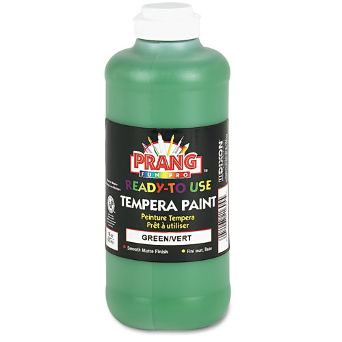 Picture of Ready-to-Use Tempera Paint, Green, 16 oz Dispenser-Cap Bottle