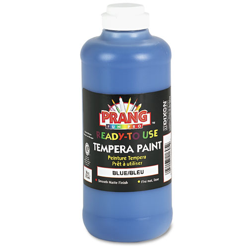Picture of Ready-to-Use Tempera Paint, Blue, 16 oz Dispenser-Cap Bottle