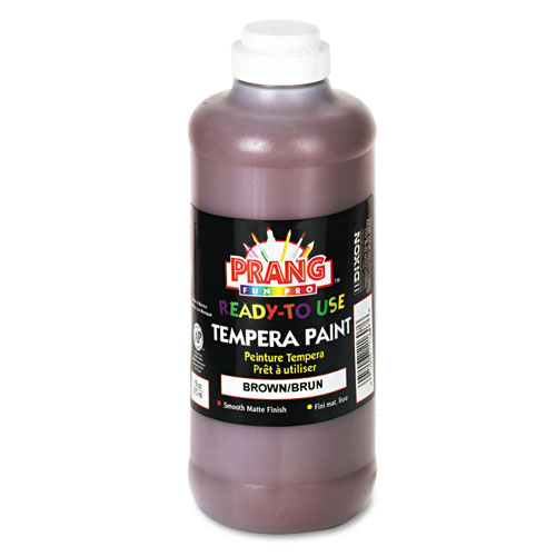 Picture of Ready-to-Use Tempera Paint, Brown, 16 oz Dispenser-Cap Bottle