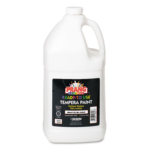 Picture of Ready-to-Use Tempera Paint, White, 1 gal Bottle