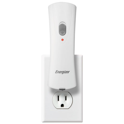 Picture of Weather Ready LED Flashlight, 1 NiMH Rechargeable Battery (Included), Silver/Gray