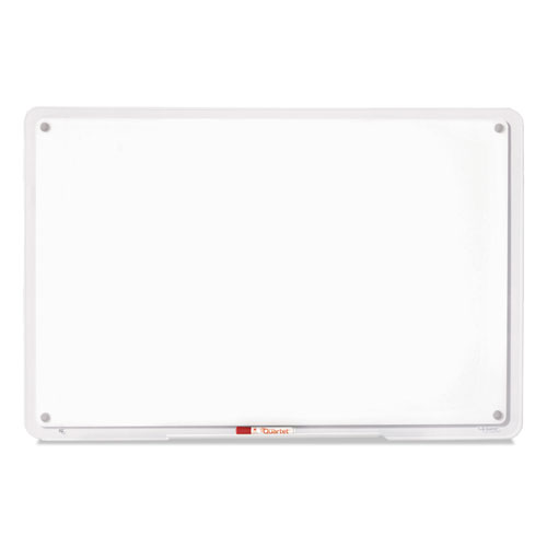 iQ+Total+Erase+Translucent-Edge+Board%2C+36+x+23%2C+White+Surface%2C+Clear+Plastic+Frame